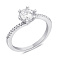 Серебряное кольцо с фианитами (арт. 7501/5993) – изображение 1