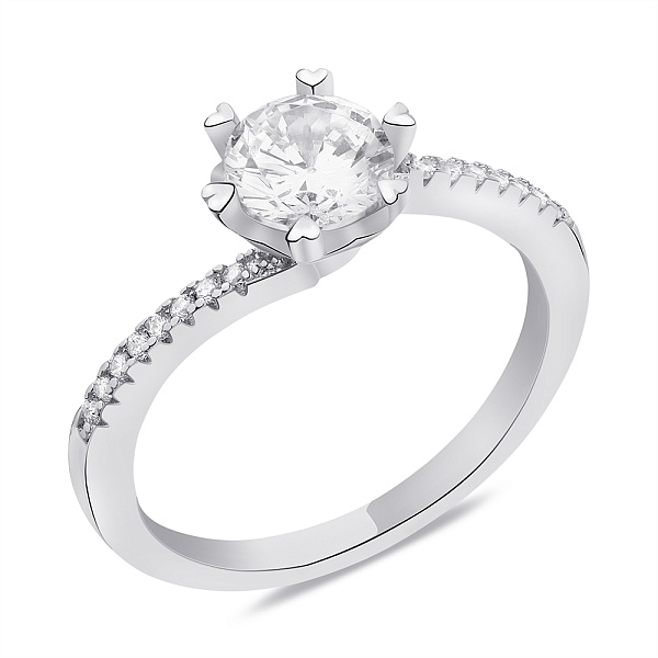 Серебряное кольцо с фианитами (арт. 7501/5993) – изображение 1