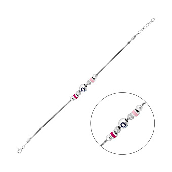 Золотой браслет с эмалью (арт. 323949е)