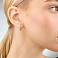 Золоті сережки з діамантами (арт. С011015015б) – зображення 2