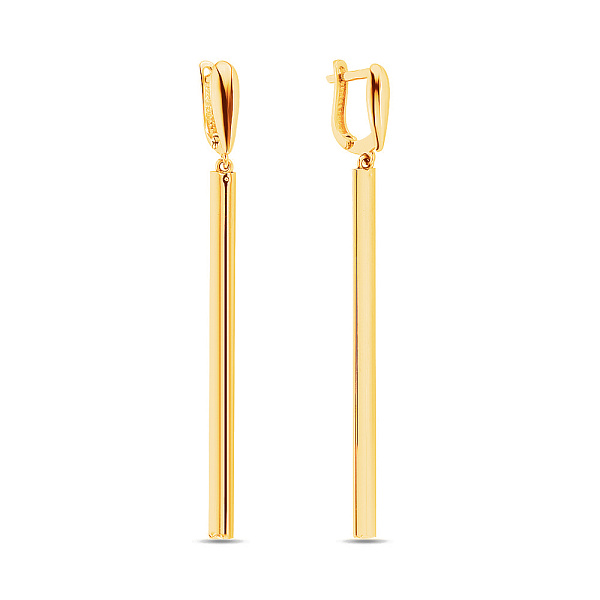 Золоті сережки з підвісками (арт. 106988ж) – зображення 1