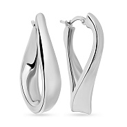 Фото Серьги Завитки из белого золота Francelli (арт. е105583/30б)