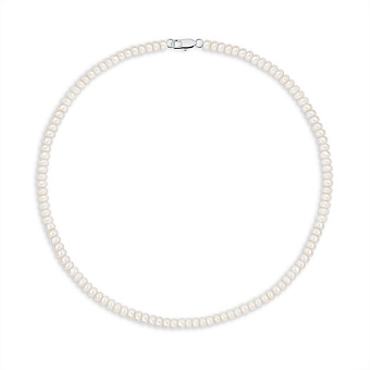 Жемчужные бусы с застежкой из стали (арт. 9016/205жб)