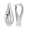 Серьги Завитки из белого золота Francelli (арт. е105583/30б) – изображение 1