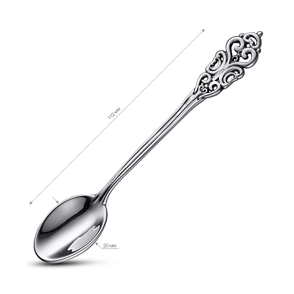 Серебряная ложка детская (арт. 7922/8100200) – изображение 2