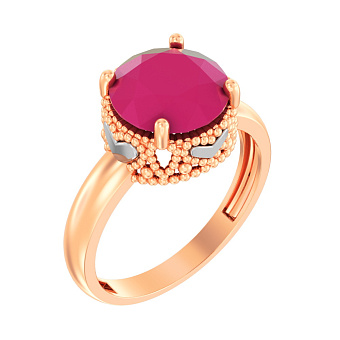 Золотое кольцо с ониксом (арт. 140573ок)