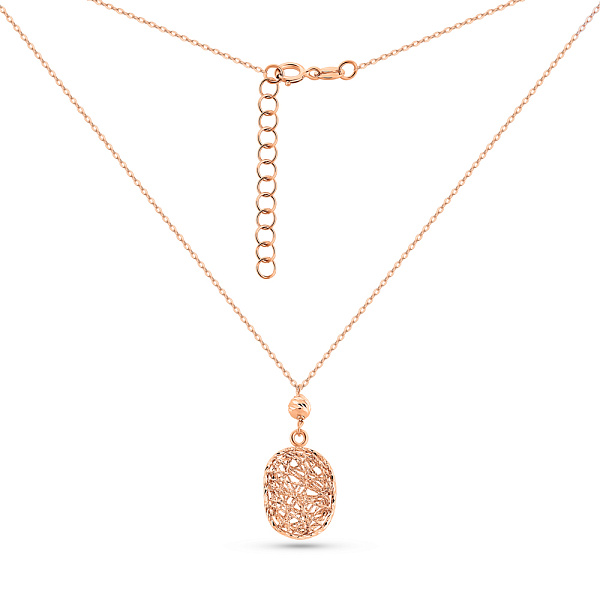 Колье из красного золота (арт. 352807) – изображение 2