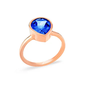 Золота каблучка з кварцом (арт. 152578)