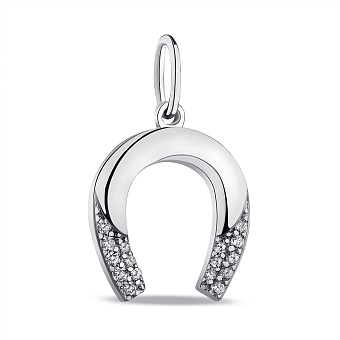 Серебряный кулон Подкова (арт. 7503/П2Ф/1067)