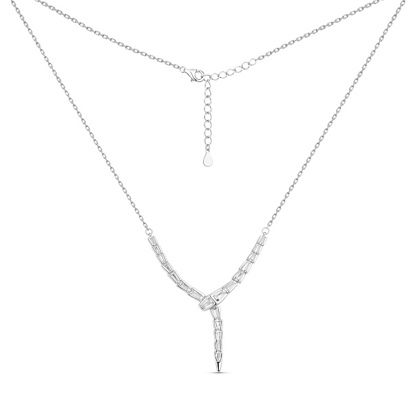 Серебряное колье Змея с фианитами (арт. 7507/2467) – изображение 2