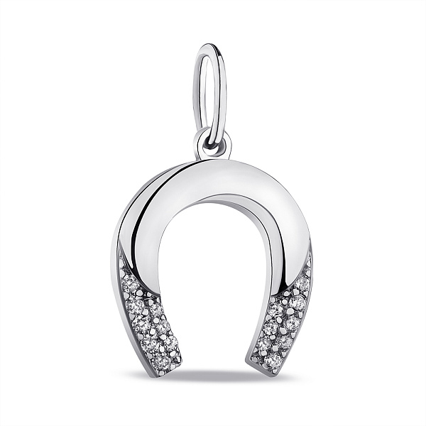 Серебряный кулон Подкова (арт. 7503/П2Ф/1067) – изображение 1