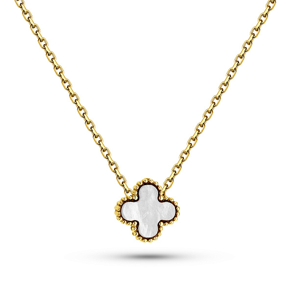 Золоте кольє з перламутром (арт. 352773/8жп) – зображення 1