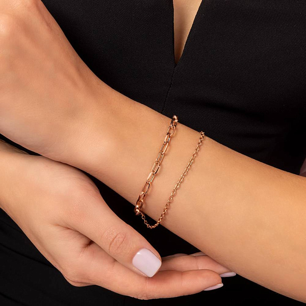 Золотой браслет Звенья (арт. 3261111) – изображение 3