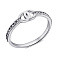 Серебрянное кольцо с фианитами (арт. 7501/1413К) – изображение 1
