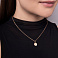Кулон из красного золота с фианитом (арт. 424586) – изображение 2
