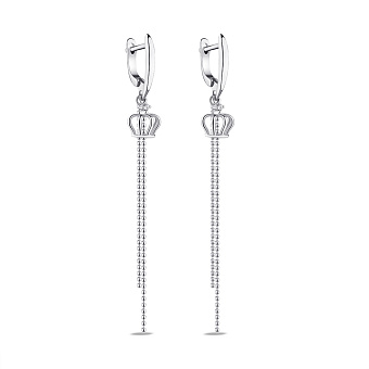 Серьги серебряные Корона (арт. 7502/9015)
