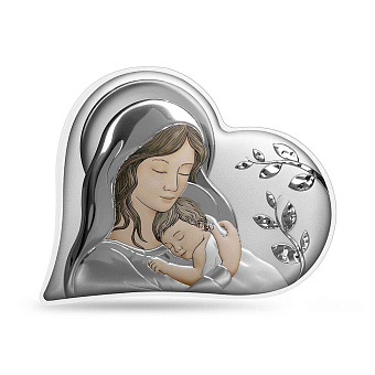 Икона Мария с младенцем (арт. KS-2/027G/M/B)