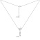 Серебряное колье с подвеской с фианитами (арт. 7507/2659) – изображение 3