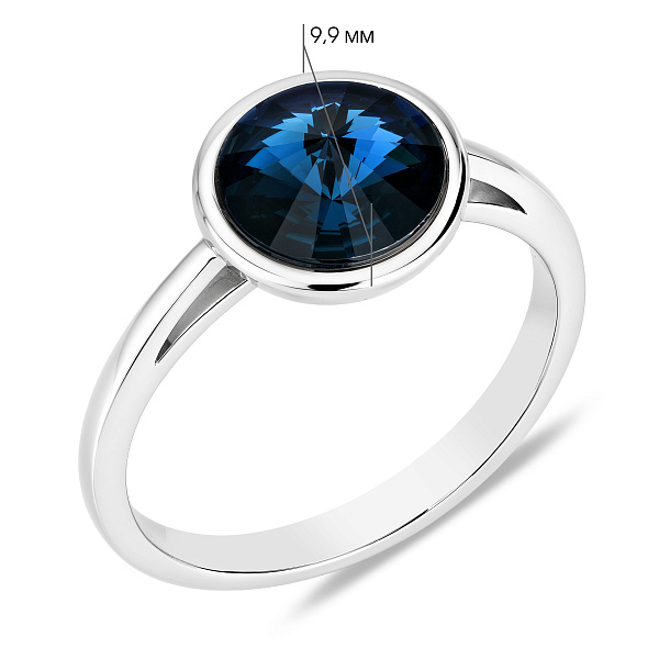 Серебряное кольцо с альпинитом (арт. 7501/9510324ас) – изображение 2