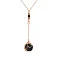 Золотое колье с подвеской из оникса (арт. 352205о) – изображение 1