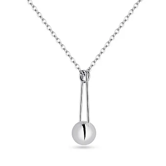 Кольє зі срібла з підвіскою Trendy Style (арт. 7507/1388)