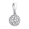 Серебряный кулон с фианитами (арт. 7503/П2Ф/068) – изображение 1