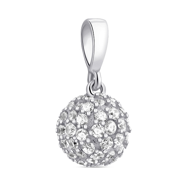 Серебряный кулон с фианитами (арт. 7503/П2Ф/068) – изображение 1