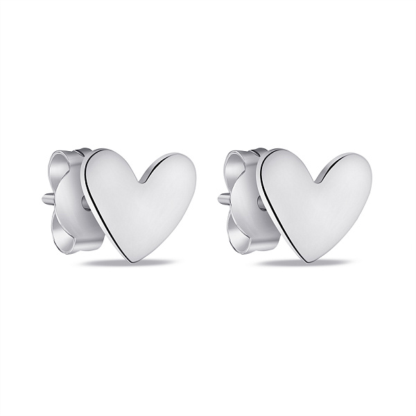 Серебряные серьги Сердце (арт. 7518/6925) – изображение 1