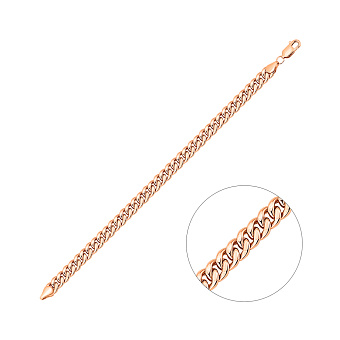 Фото Браслет из красного золота без камней (арт. 311012д)