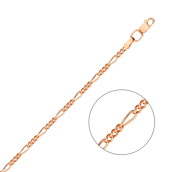 Браслет из красного золота плетения Картье (арт. 316005) – изображение 1