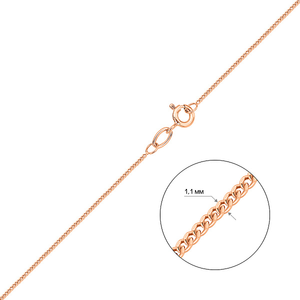 Золотая цепь Панцирного плетения (арт. 301001) – изображение 4