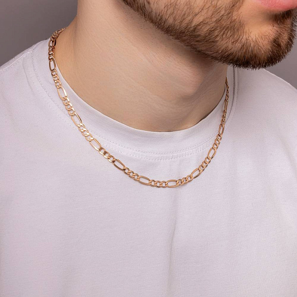 Цепочка из красного золота плетения Картье (арт. 306008) – изображение 2