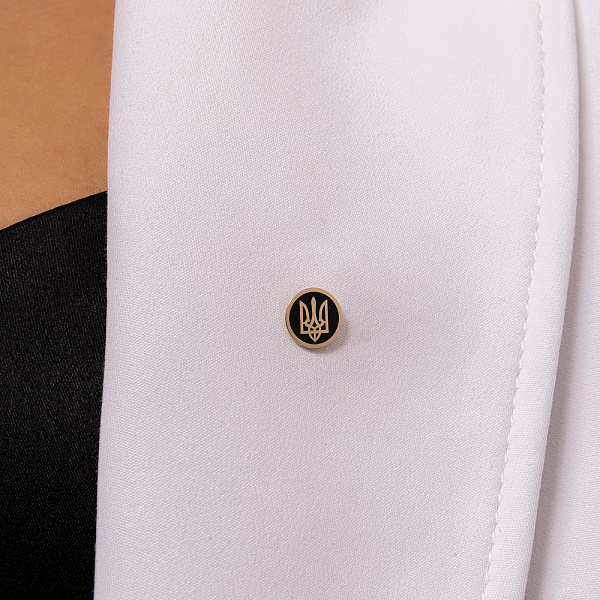 Золотий значок Тризуб-Герб України (арт. 361203еч) – зображення 2