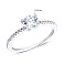 Серебряное кольцо с фианитами (арт. 7501/3826) – изображение 2