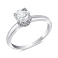 Серебряное кольцо с фианитами (арт. 7501/8044) – изображение 1