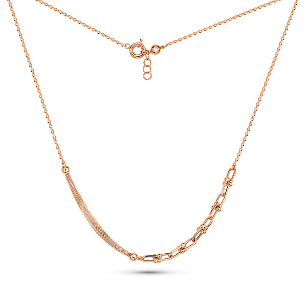 Кольє з червоного і білого золота (арт. 352894кб) – зображення 2