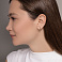 Золотые серьги без камней (арт. 1091516) – изображение 3
