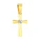 Хрестик з золота з діамантом (арт. П011025010ж) – зображення 1