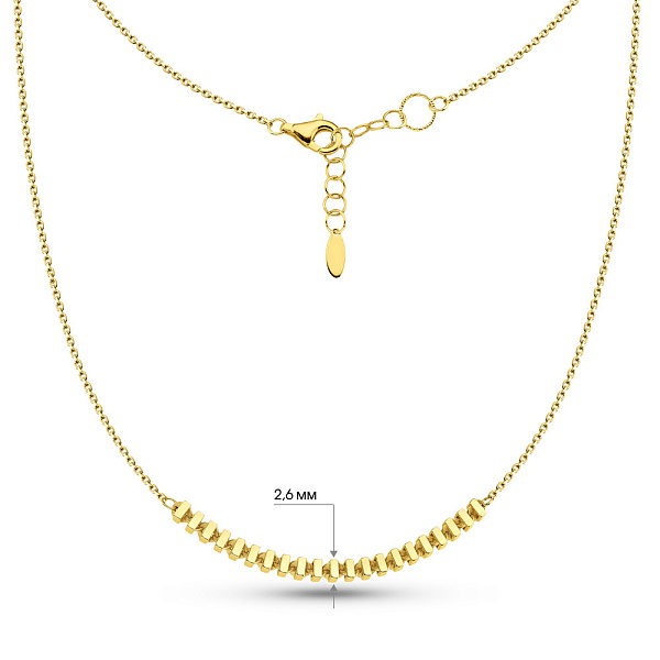 Колье из желтого золота Francelli (арт. 352722ж) – изображение 4