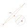 Золотой браслет на ногу с подвесками (арт. 326974брзн) – изображение 2