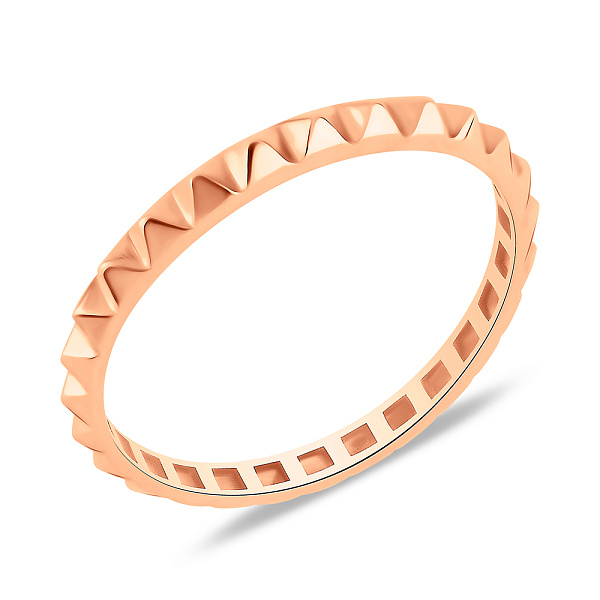 Золотое кольцо без камней (арт. 155872) – изображение 1