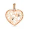 Подвес "Сердце" из золота (арт. 424639) – изображение 1