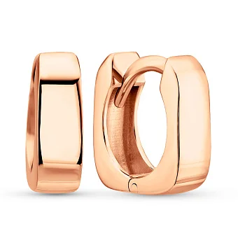 Сережки з червоного золота (арт. 109974/9)