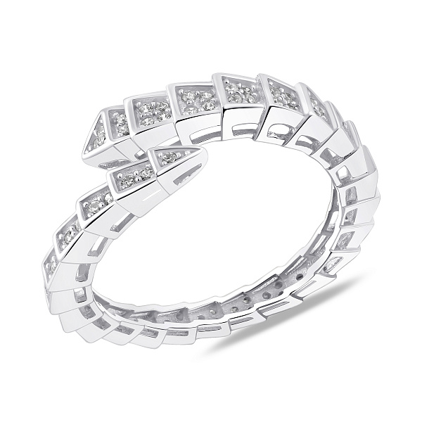 Серебряное кольцо с фианитами (арт. 7501/8900) – изображение 1