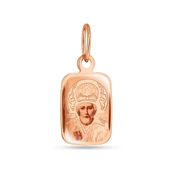 Золота ладанка "Миколай Чудотворець" (арт. 422245Н)