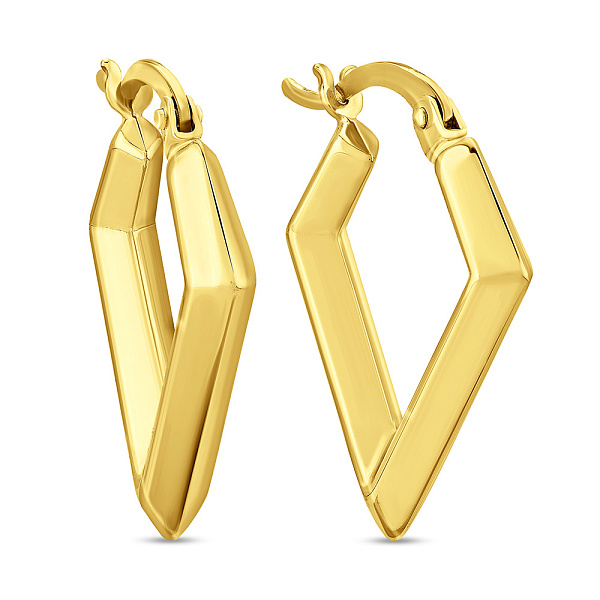 Серьги из желтого золота (арт. 1091926ж) – изображение 1