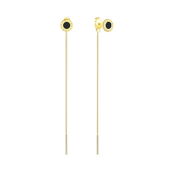 Фото Срібні сережки з емаллю (арт. 7518/6966жеч)