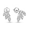 Серьги из белого золота с бриллиантами (арт. С341604020б) – изображение 1