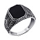Печатка серебряная с ониксом (арт. 7906/0663.10о) – изображение 1