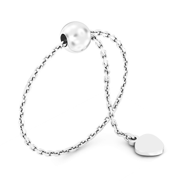 Кольцо FLY из белого золота (арт. 1401059б) – изображение 1